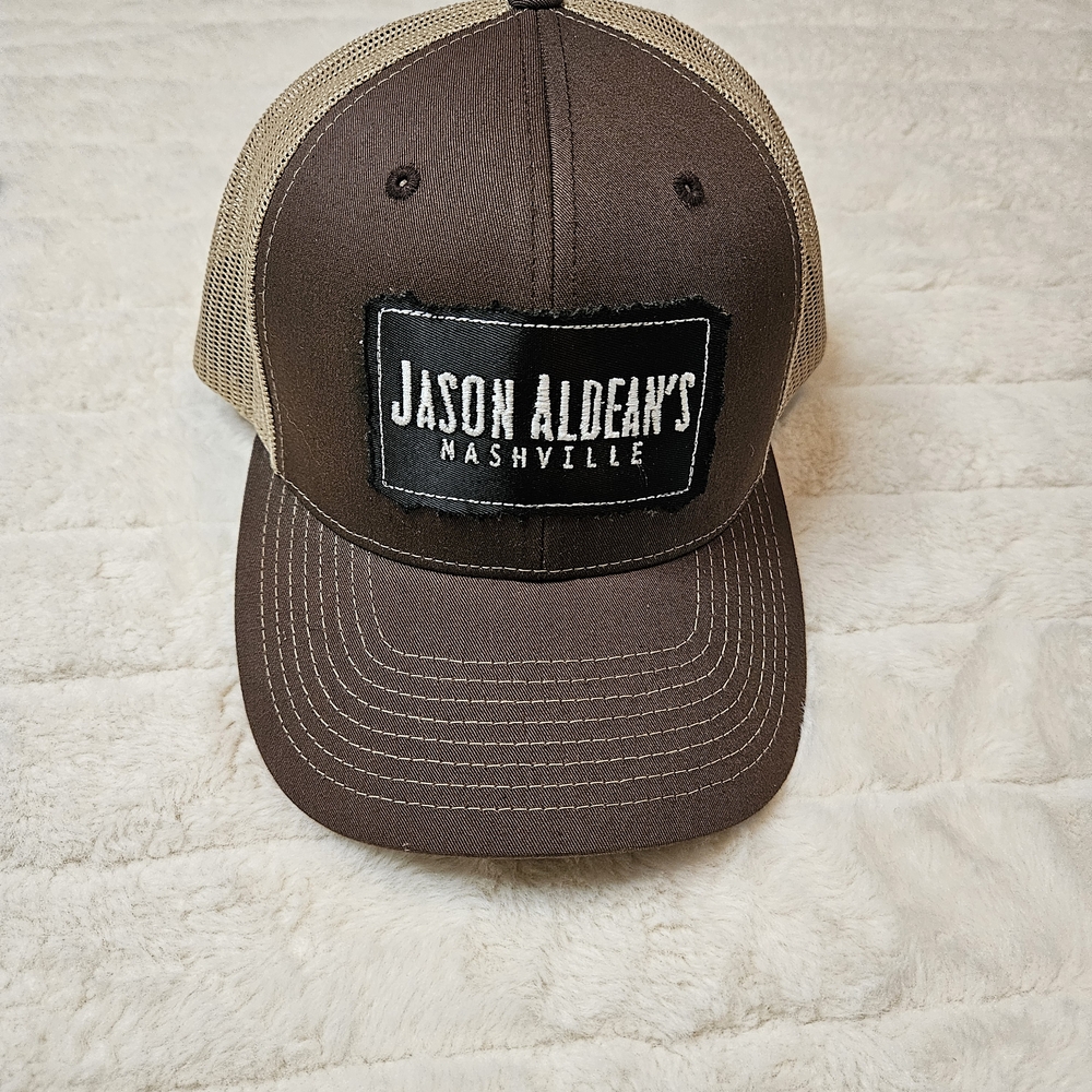 Jason Aldean's Nashville Brown and Tan Cap